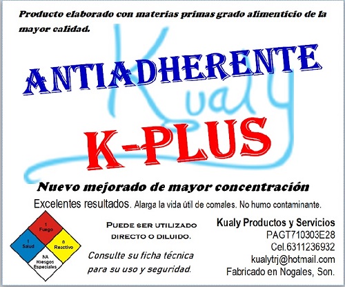 Antiadherente Kualy K-Plus